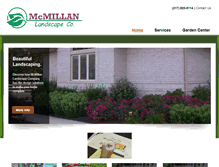 Tablet Screenshot of mcmillanlandscapes.com
